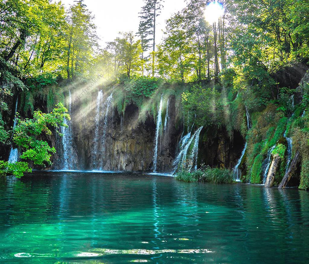 Фотообои хорватские озера